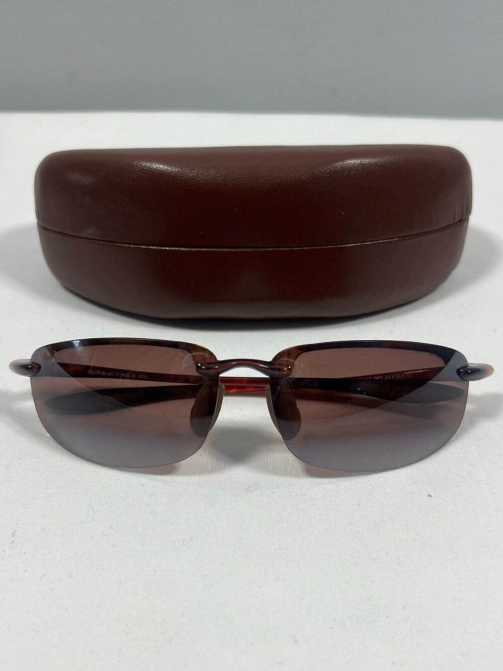 Maui Jim Hookipa MJ Sport Sunglasses Brown Polarized Unisex MJ-407-10 With Case